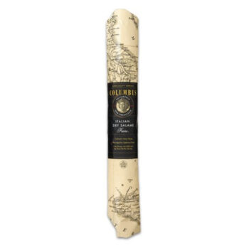 Columbus Salame Company Italian Dry Salame 3 Pound V2 Paper Wrapped Stick