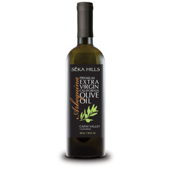 seka hills capay valley california arbequina premium extra virgin olive oil 500ml bottle