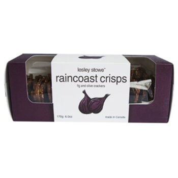 Lesley Stowes raincoast crisps fig and olive oil