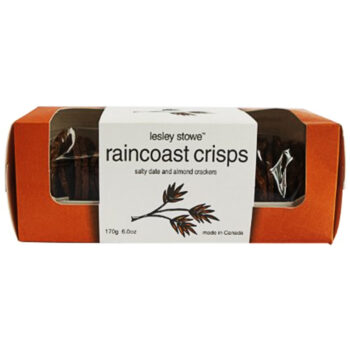 Lesley Stowes raincoast crisps salty date and almond 6oz