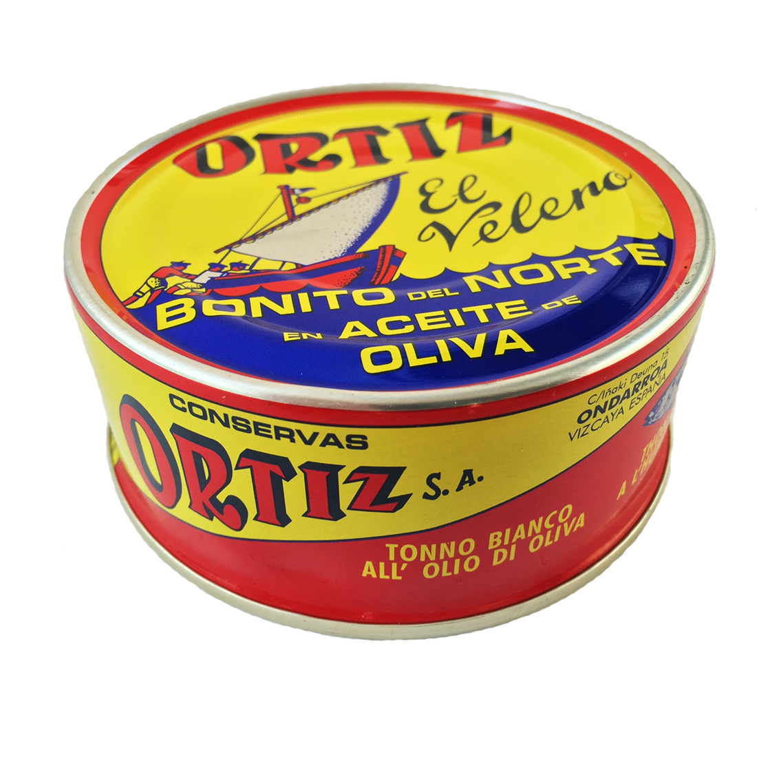 Ortiz El Velero Bonito Del Norte Tuna in Olive Oil 250 gr Tin Taylor