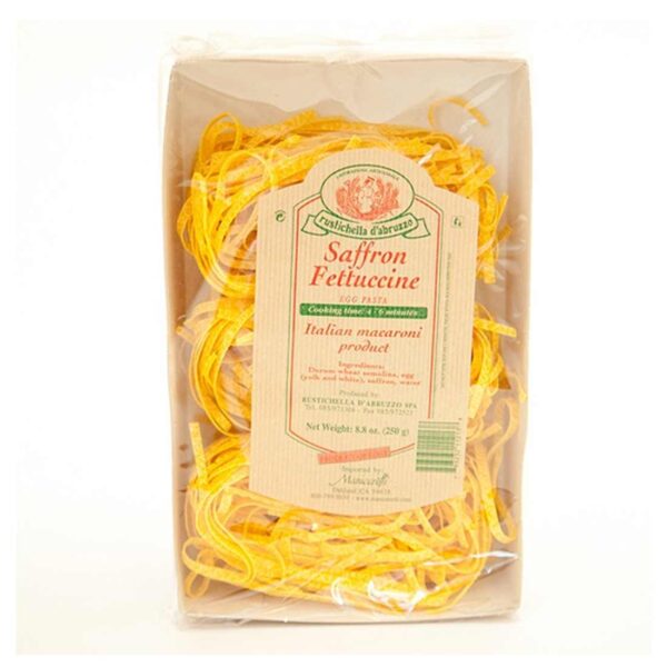 rustichella d'abruzzo saffron egg fettuccine pasta 88oz
