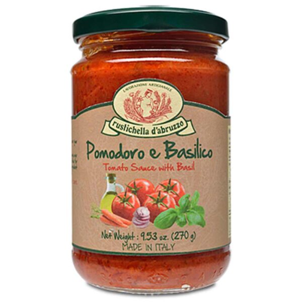 rustichella dabruzzo tomato pasta sauce with basil 9.53oz