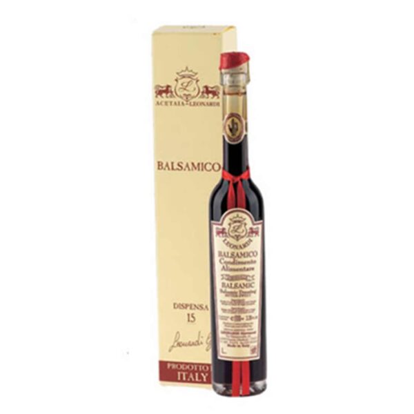 acetaia leonardi riserva di famiglia 15 year condimento balsamic vinegar 100ml bottle