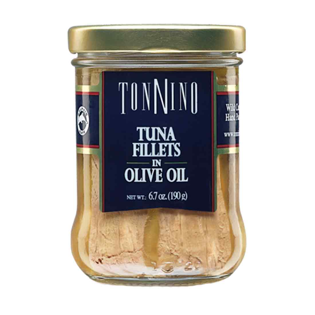 Tonnino Tuna Fillets in Olive Oil 6.7 Oz Jars Pack of 6 Taylor's