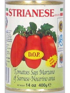 Strianese Italian Peeled Tomatoes San Marzano Dop 14oz Can