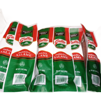 Gallo Salami Chub, 13 Ounce -- 6 per case.