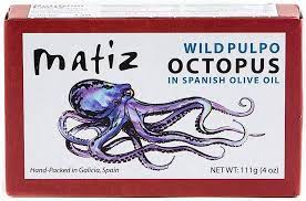 Matiz Pulpo Wild-Caught Pulpo Spanish Octopus in Olive Oil 4.0 Oz,
