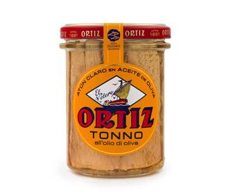 Ortiz Yellowfin Tuna in Olive Oil, glass 220g jar